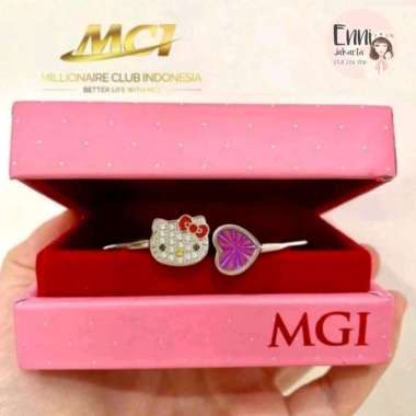 Gelang Kesehatan Hello Kitty Bracelet Bangle Bangel Original MCI MGI