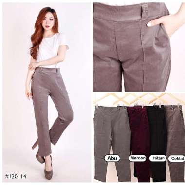 Jual Celana Kantor Wanita Celana Kerja Wanita Formal Casual Bahan Grasela Import Exclusive Online April 2021 Blibli