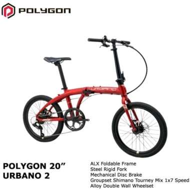 Sepeda Lipat Polygon Urbano 2