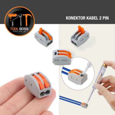 KONEKTOR KABEL 2 PIN PCT 212 TAB WAGO