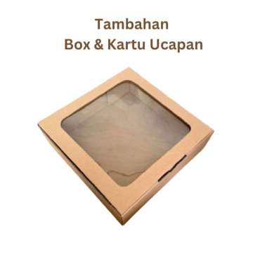Kardus Box hampers + Kartu Ucapan
