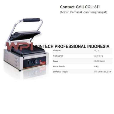 FOMAC CGL-811 Electrical Contact Grill - Mesin Pengolah Bahan Makanan