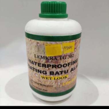 Lemkra TG 302 TG302 Pelapis Batu Alam Wet Look Bening Transparan 1 kg