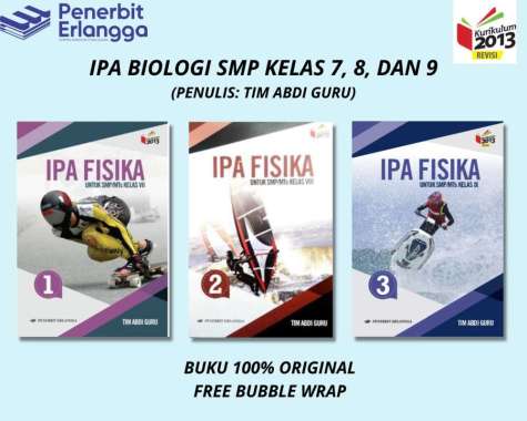 BUKU IPA FISIKA KELAS 7,8,9 ERLANGGA KELAS 8