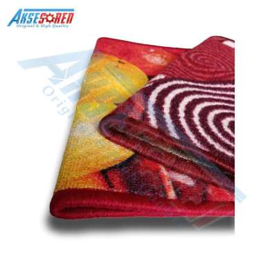 Aksesoren Keset Lantai Bermotif Anti Slip / Kesed Kaki Motif Bunga Buah Hewan / Lap Kaki Menyerap Ai