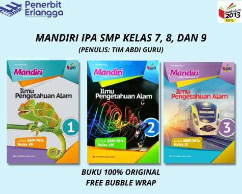 BUKU MANDIRI IPA KELAS 7,8,9 ERLANGGA KELAS 8