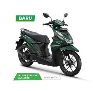 [ NEW 2023 ] SEPEDA MOTOR HONDA BEAT CBS ISS DELUXE TYPE GREEN Bali
