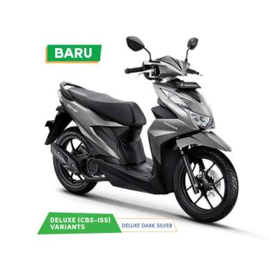 [ NEW 2023 ] SEPEDA MOTOR HONDA BEAT CBS ISS DELUXE TYPE SILVER Bali