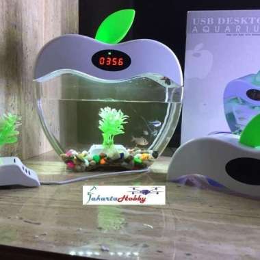 Desktop Aquarium Akuarium Mini USB Fish Tank USB 2015-A Apple Style