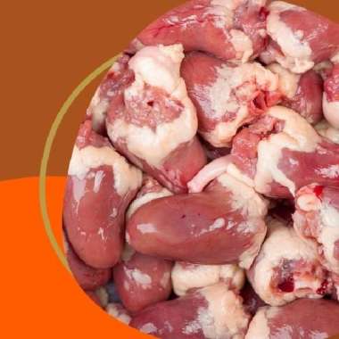 jantung ayam broiler frozen 1kg/jantung ayam/ayam potong/ayam murah