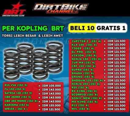 PER KOPLING BRT SEMUA MOTOR SATRIA FU/GSX