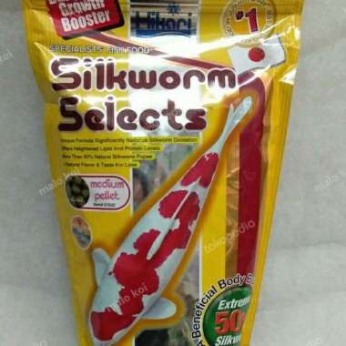Makanan Ikan Koi Import - Hikari Silkworm