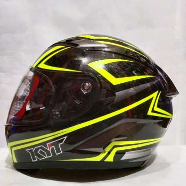 HELM KYT FALCON 2 CARBON BLACK YELLOW FLUO HELM FULL FACE M