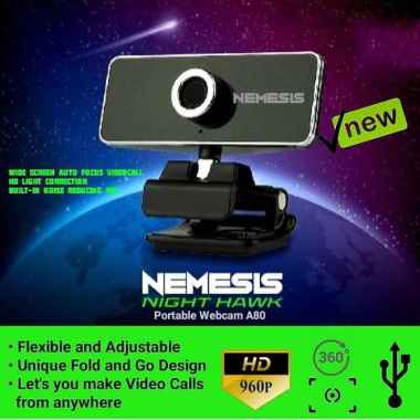 Webcam NYK A80 Full HD 960P Webcam Gaming hitam