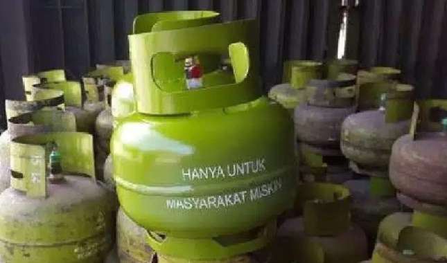 Elpiji tabung gas 3kg (kosong) SNI Hijau