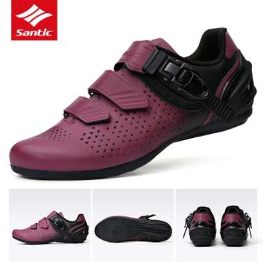 Santic Women's Cycling Non Cleat Shoes Sepatu Sepeda Wanita 03 37 UNGU