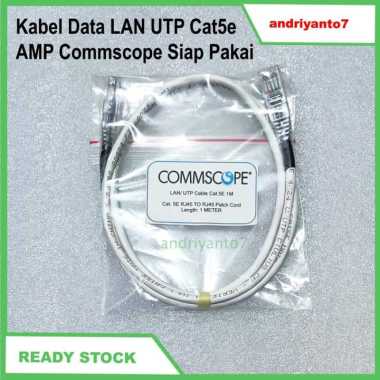 Kabel Data LAN UTP Cat 5E AMP Commscope 1M