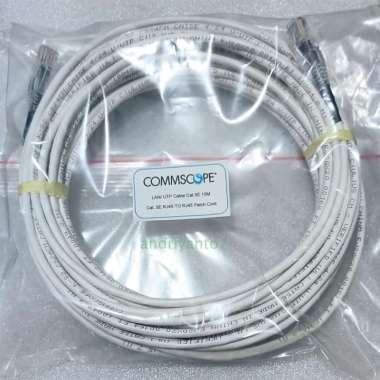 Kabel Data LAN UTP Cat 5E AMP Commscope 15M