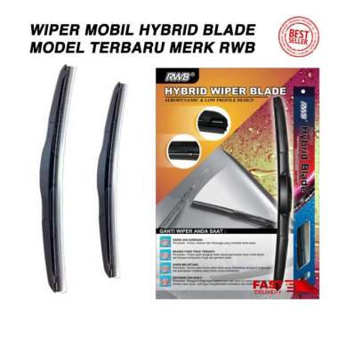 Wiper Mobil RWB Hybrid Blade Premium 14" 16" 18" 20" 21" 22" 24" 26" 26