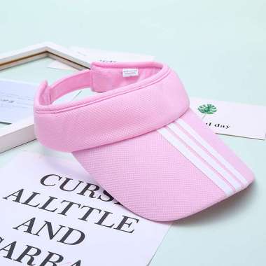 TRINITY Sun Hat Topi Pantai Topi Senam Topi Aerobik Topi Wanita PINK