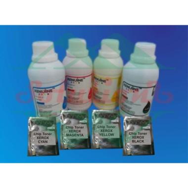 Serbuk Toner + Chip Toner 1x isi Xerox DP C3300 - C-3300 Color Multicolor