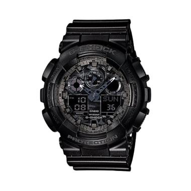Casio G-Shock GA-100CF-1ADR Jam Tangan Pria - Hitam -