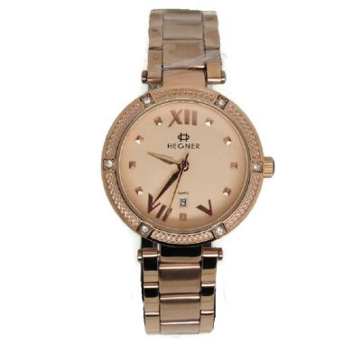 Hegner HW5010L Jam Tangan wanita - Rosegold Rose Gold