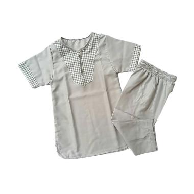 LANIEA Turki Kotak Kecil Set Baju Koko Anak - Grey