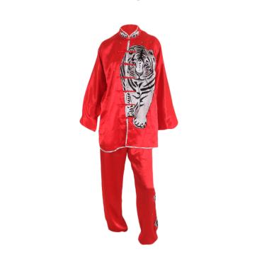 Proteam Harimau Abu Baju Tai Chi - Merah M Red