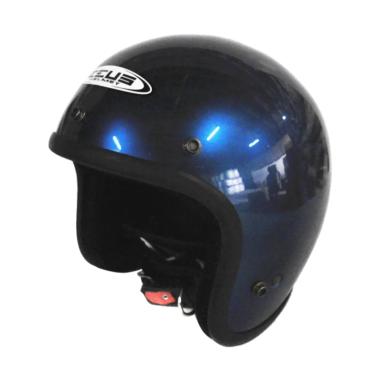 Zeus ZS-385 Retro Helm Half Face - Dark Blue