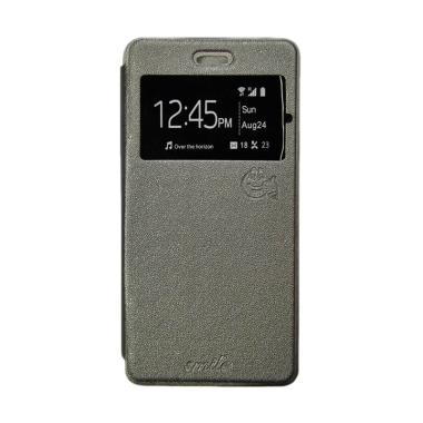 Smile Flip Cover Casing for LG X Power - Abu-abu