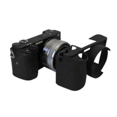OEM Silicone Rubber Case for Sony A6000 - Hitam
