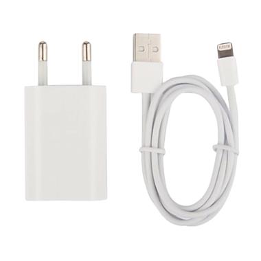 Apple Charger dan Kabel Data Lightning for iPhone 5C