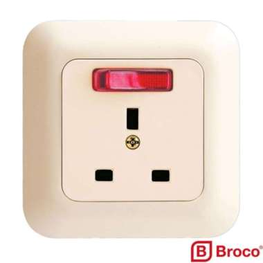 Broco Gracio Cream Stopkontak AC