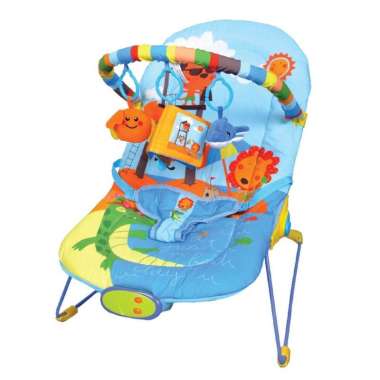 Sugar Baby Premium Healthy Bouncer Bayi 3 Recline - Great Beach Day Blue