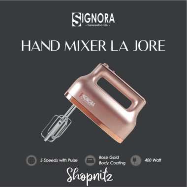 Hand Mixer La Jore Signora rose gold