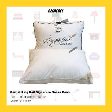 [BEST SELLER] Bantal King Koil Goose Down DP SF 2000gr Feel Firm / Kingkoil Pillow Bulu Angsa  Banta
