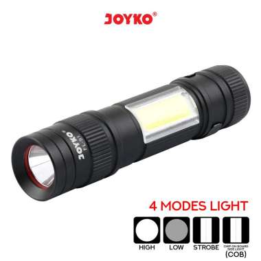 LED Flashlight Senter LED Joyko FL-91 Black