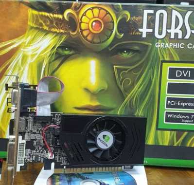 VGA CARD FORSA GT730 DDR3 2GB 128 BIT ORI hitam
