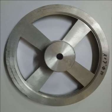 Pulley / Pully / Puli Jalur A1 Diameter 7" Inch As 10 mm Aluminium Aluminium