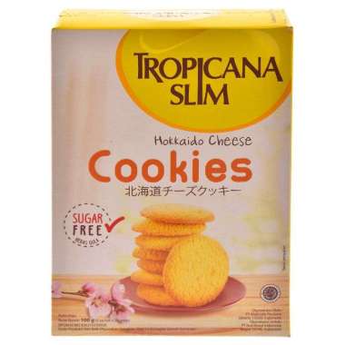 Promo Harga Tropicana Slim Cookies Hokkaido Cheese 100 gr - Blibli