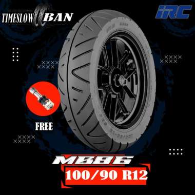 IRC TS219 MB86 100/90 Ring 12 Tubeless Ban Depan Motor for Honda New Scoopy or Yamaha Freego