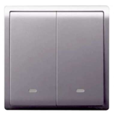 Schneider Pieno Saklar Seri Lavender Silver