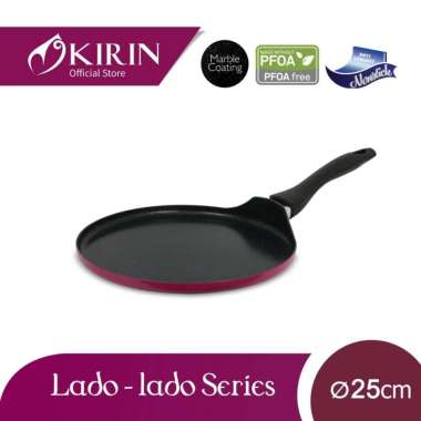 KIRIN LADO-LADO PIZZA PAN TEFLON | WAJAN PIZZA [25 CM] HITAM UNGU