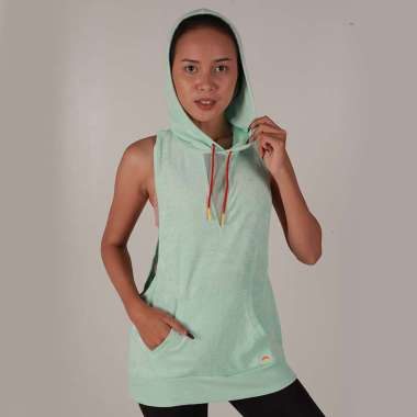 Baju Olahraga Wanita C&C Mesh Hoodie Top CCTK4 M Mint