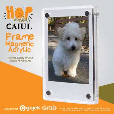 Frame Acrylic Magnet Album Kulkas Fujifilm Instax Mini 8 / 9 / 11 / 25 / 50 / 90 / SP2 / 2R