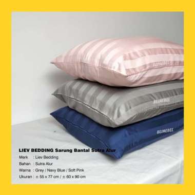 [PREMIUM QUALITY] Sarung Bantal Hotel Kingkoil/King Koil Liev Bedding Bahan Sutra Alur Tencel ASLI J