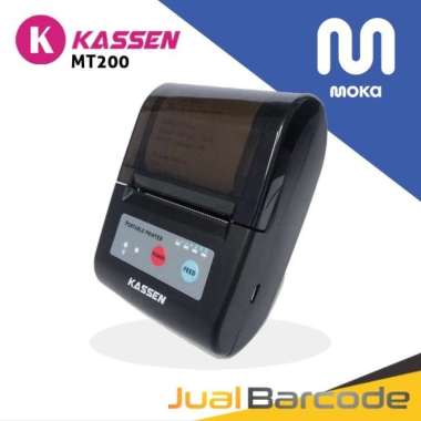 MOBILE PRINTER BLUETOOTH KASSEN MT200 MOKAPOS PAWOON LOYVERSE - RPP02N hitam