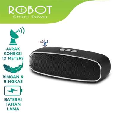 Jual Robot Rb210 Portable Bluetooth Speaker Hitam Online Februari 2021 Blibli