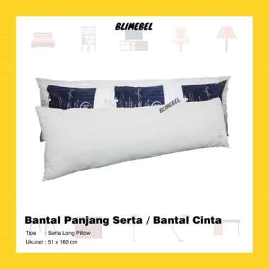 [BEST SELLER] Serta Long Pillow Ultimate Comfort / Bantal Cinta / Love Couple / Bantal Besar  +Packi